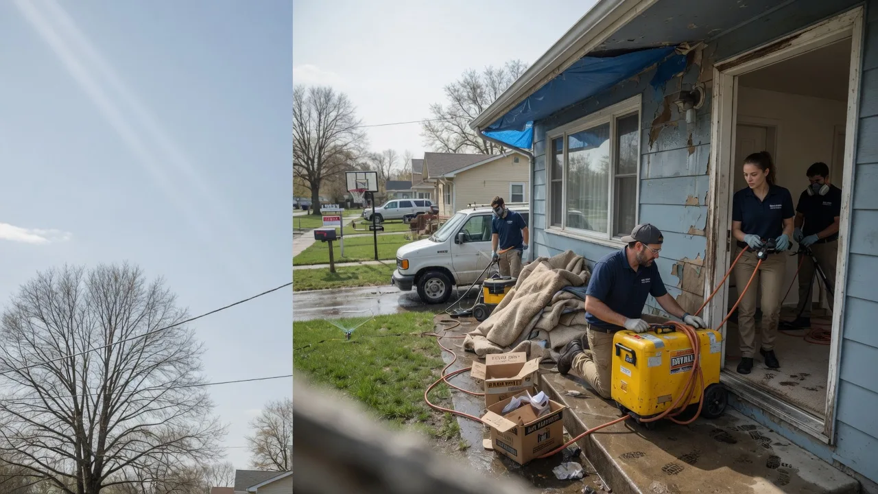 Basement Flood Cleanup in Grant, OK near me